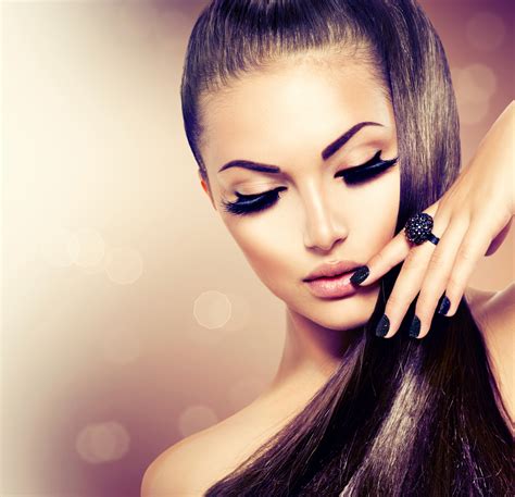 women are fake wearing make up